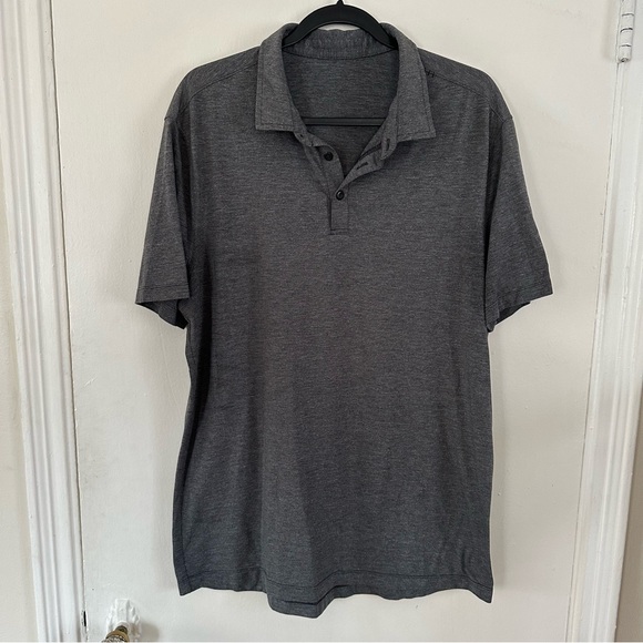 lululemon athletica Other - Lululemon Evolution Polo Performance Grey Mens Size XL